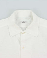 Vintage Y2K 00s Aster Italy Textured Striped Long Sleeve Shirt - XL