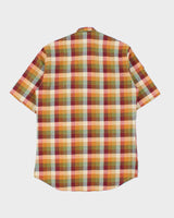 Deadstock 1980s Levi's White Tab Check Short Sleeve Shirt - M