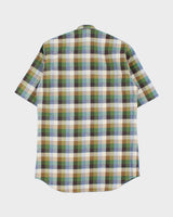 Deadstock 1980s Levi's White Tab Check Short Sleeve Shirt - M