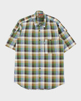 Deadstock 1980s Levi's White Tab Check Short Sleeve Shirt - L
