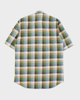 Deadstock 1980s Levi's White Tab Check Short Sleeve Shirt - L
