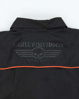 Vintage Harley Davidson Performance Skull Logo Short Sleeve Shirt - XL