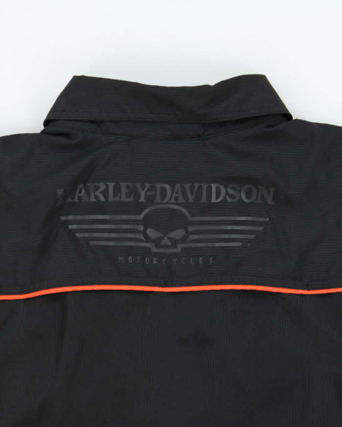 Vintage Harley Davidson Performance Skull Logo Short Sleeve Shirt - XL