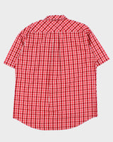 Vintage 1990s Tommy Hilfiger Checked Short Sleeve Shirt - L