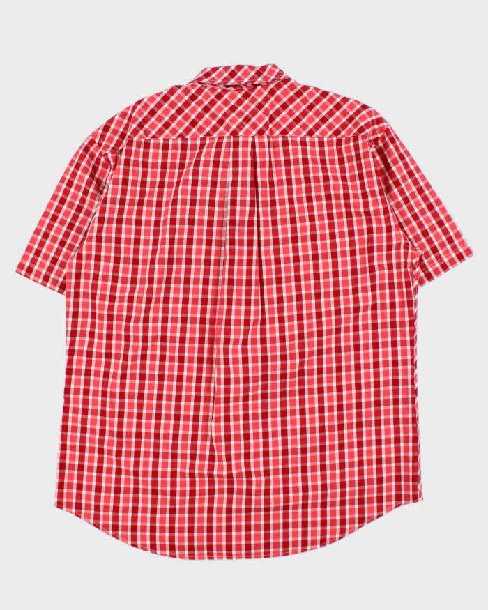Vintage 1990s Tommy Hilfiger Checked Short Sleeve Shirt - L