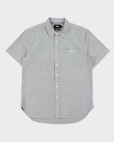 Vintage Stussy Chambray Embroidered Short Sleeve Pocket Shirt - S
