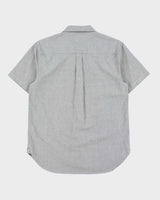 Vintage Stussy Chambray Embroidered Short Sleeve Pocket Shirt - S