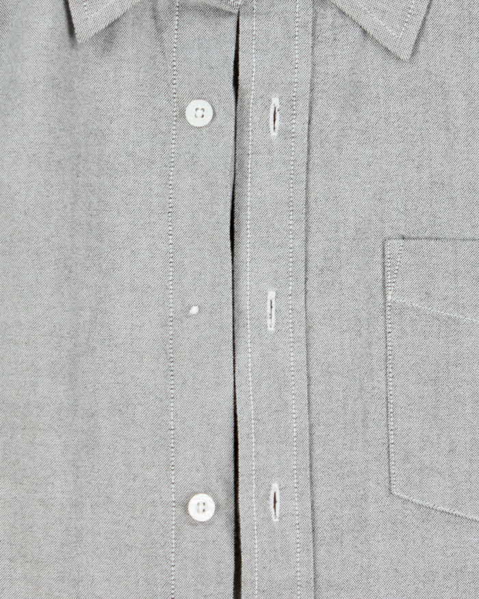 Vintage Stussy Chambray Embroidered Short Sleeve Pocket Shirt - S
