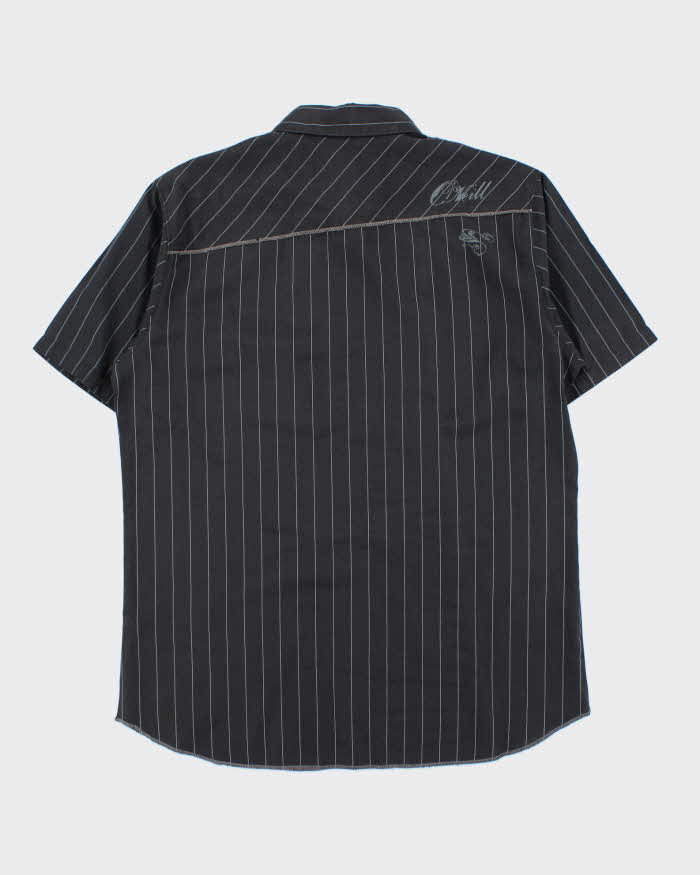 Vintage Y2k 00s O'neill Stripe Short Sleeve Shirt - M