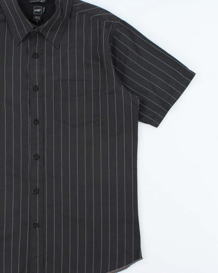 Vintage Y2k 00s O'neill Stripe Short Sleeve Shirt - M
