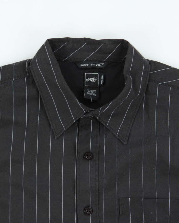 Vintage Y2k 00s O'neill Stripe Short Sleeve Shirt - M
