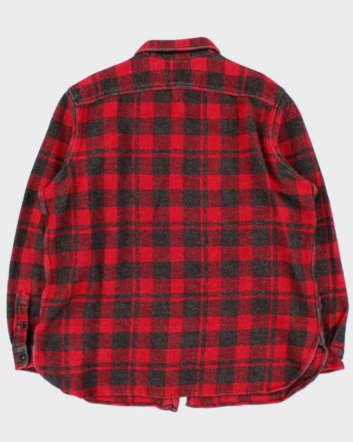 Vintage Y2K 00s Polo Ralph Lauren Heavyweight Plaid Long Sleeve Flannel Shirt - XXL