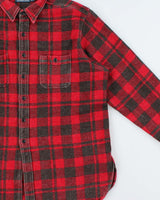Vintage Y2K 00s Polo Ralph Lauren Heavyweight Plaid Long Sleeve Flannel Shirt - XXL