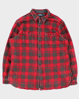 Vintage Y2K 00s Polo Ralph Lauren Heavyweight Plaid Long Sleeve Flannel Shirt - XXL