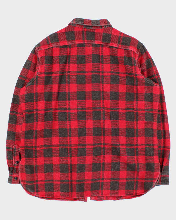 Vintage Y2K 00s Polo Ralph Lauren Heavyweight Plaid Long Sleeve Flannel Shirt - XXL