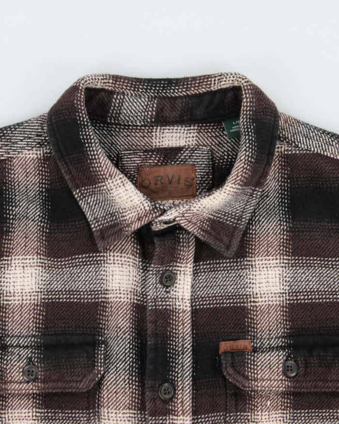 Vintage Orvis Heavyweight Flannel Shirt - L