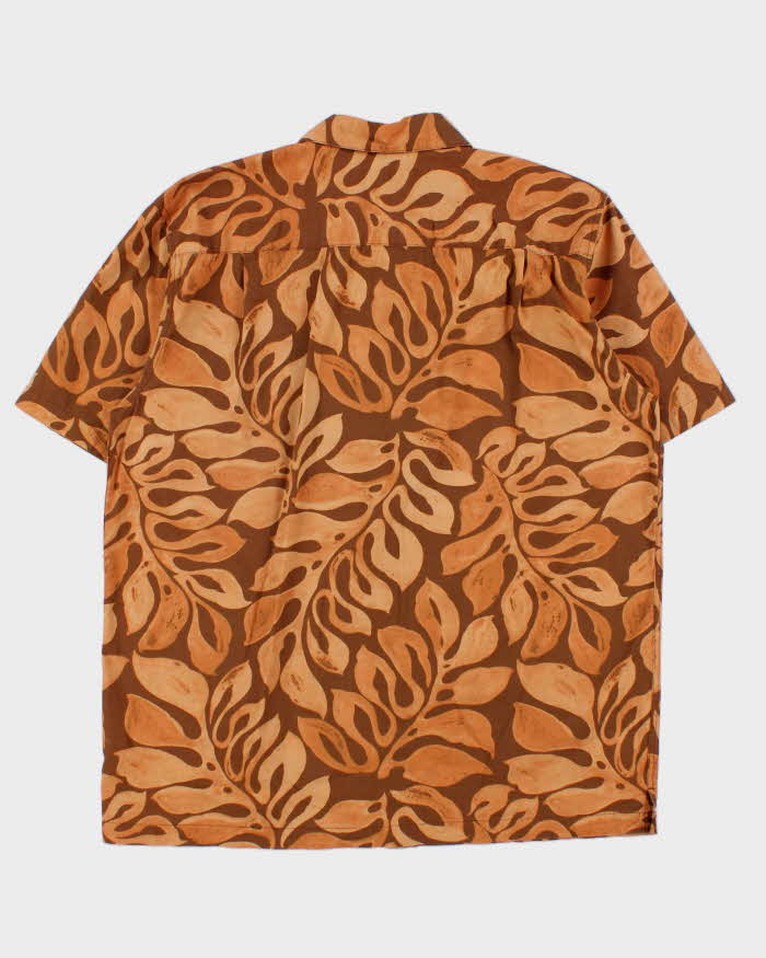 Vintage Quiksilver Floral Short Sleeve Shirt - L