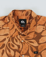 Vintage Quiksilver Floral Short Sleeve Shirt - L