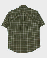 Vintage Y2K 00s Tommy Hilfiger Window Pane Check Short Sleeve Shirt - M