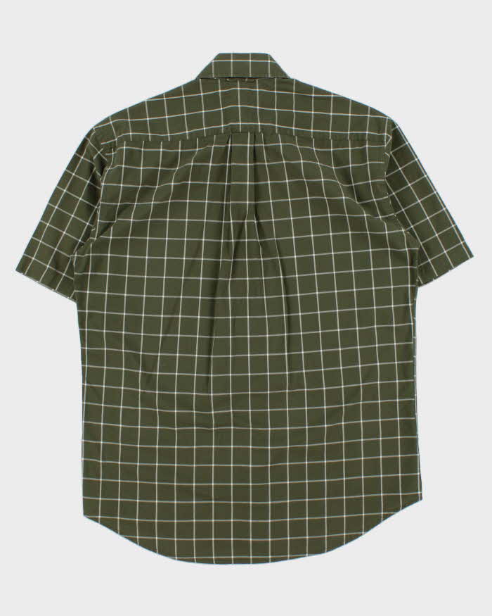Vintage Y2K 00s Tommy Hilfiger Window Pane Check Short Sleeve Shirt - M