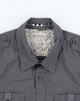 Vintage Y2K 00s Quiksilver Short Sleeve Utility Shirt - L