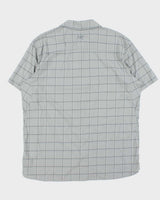 Vintage Arc'teryx 'Reil' Window Pane Check Short Sleeve Technical Shirt - XL