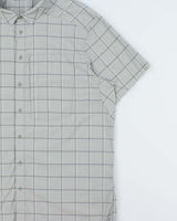 Vintage Arc'teryx 'Reil' Window Pane Check Short Sleeve Technical Shirt - XL