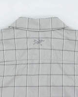 Vintage Arc'teryx 'Reil' Window Pane Check Short Sleeve Technical Shirt - XL