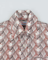 Vintage 1970s Shunkwong Patterned Long Sleeve Shirt - S