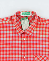 DSWT 1980s Benetton Check Short Sleeve Shirt - L