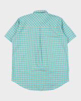 DSWT 1980s Benetton Check Short Sleeve Shirt - L