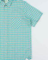 DSWT 1980s Benetton Check Short Sleeve Shirt - L