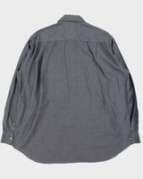 Vintage 1990s Giorgio Armani Le Collezioni Chambray Long Sleeve Shirt - L