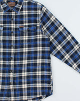 Vintage Orvis Heavyweight Plaid Long Sleeve Flannel Over Shirt - M