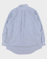 Vintage Y2K 00s Ralph Lauren Classic Fit Striped Long Sleeve Shirt - XXL