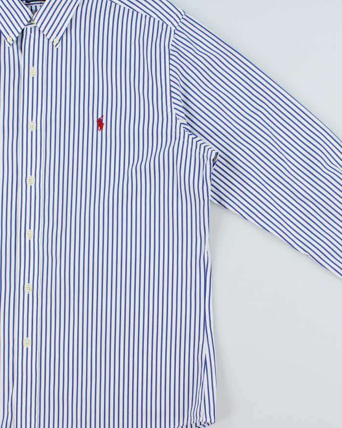 Vintage Y2K 00s Ralph Lauren Classic Fit Striped Long Sleeve Shirt - XXL