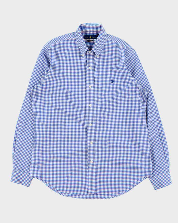 Vintage Ralph Lauren Easy Care Gingham Long Sleeve Shirt - M