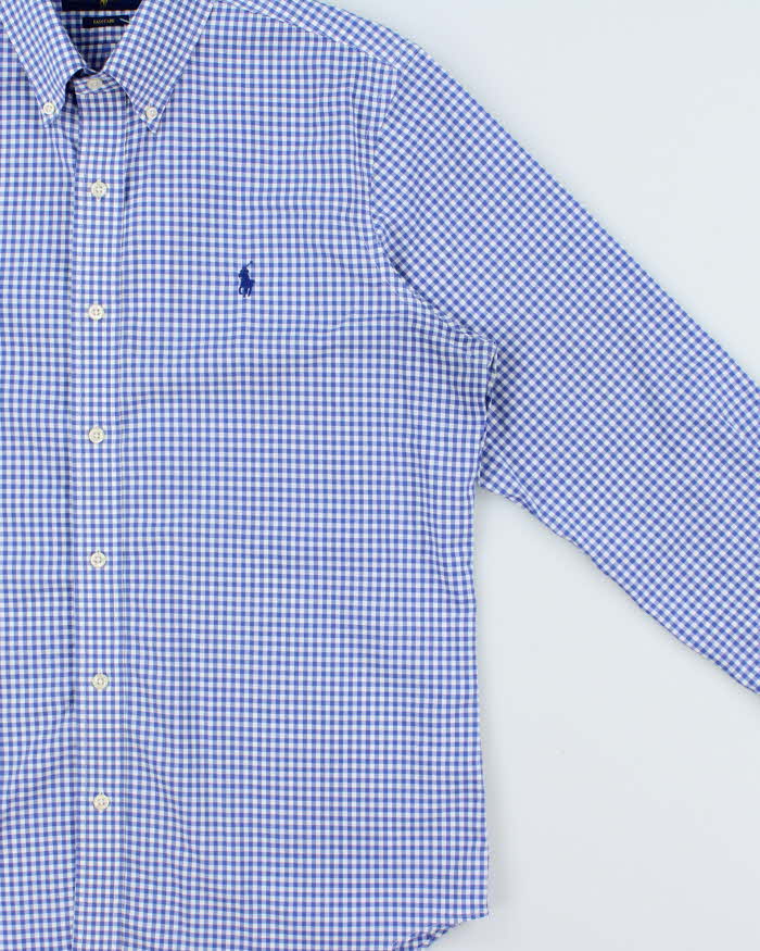 Vintage Ralph Lauren Easy Care Gingham Long Sleeve Shirt - M