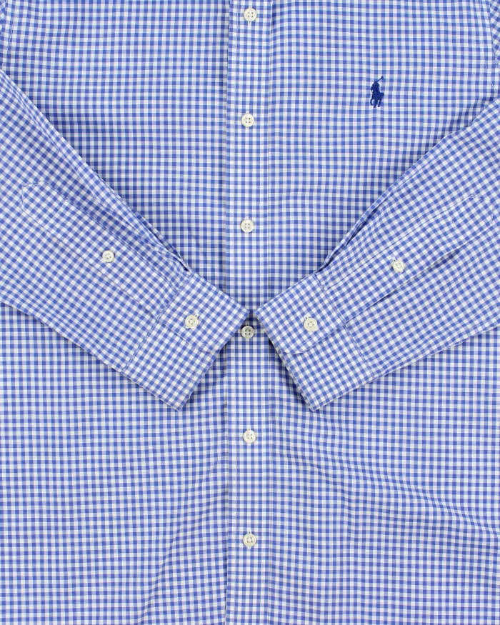 Vintage Ralph Lauren Easy Care Gingham Long Sleeve Shirt - M