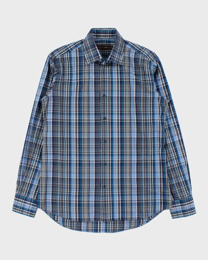 Vintage Y2K 00s Etro Plaid Long Sleeve Shirt - M