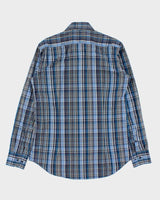Vintage Y2K 00s Etro Plaid Long Sleeve Shirt - M