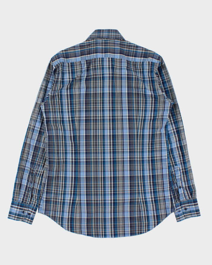 Vintage Y2K 00s Etro Plaid Long Sleeve Shirt - M