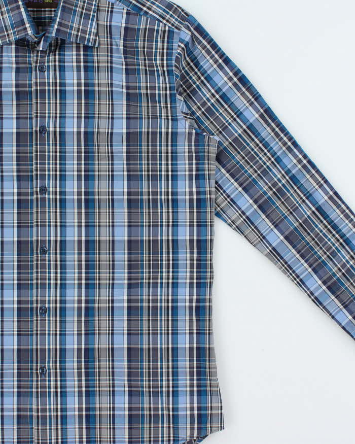 Vintage Y2K 00s Etro Plaid Long Sleeve Shirt - M