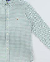 Vintage Ralph Lauren Tattersal Check Long Sleeve Shirt - S