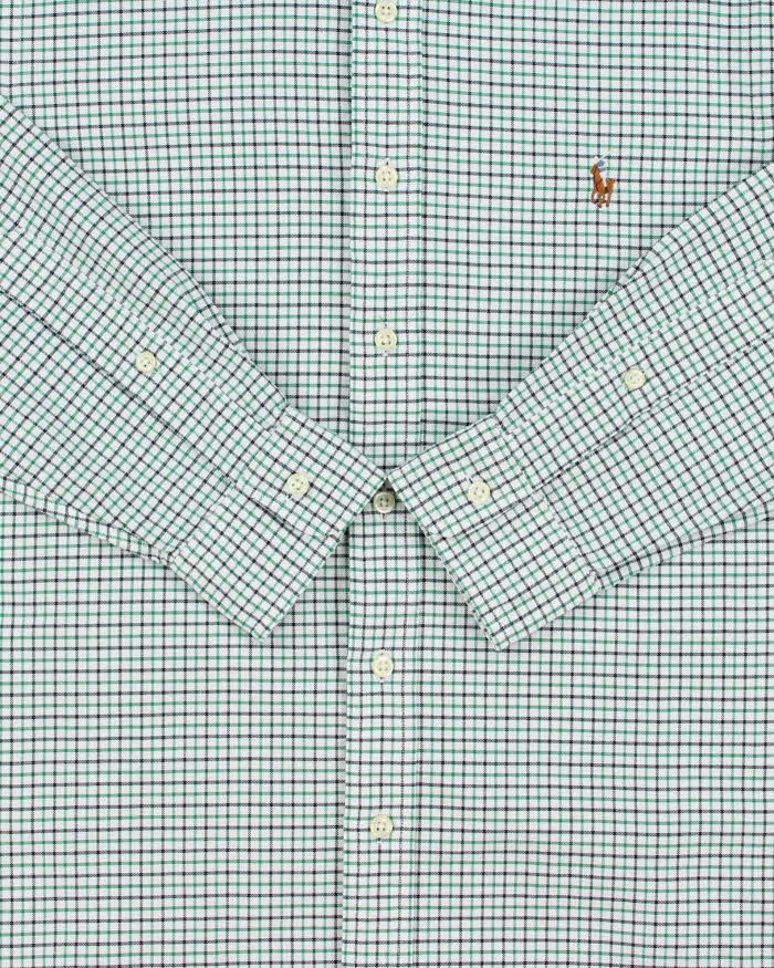Vintage Ralph Lauren Tattersal Check Long Sleeve Shirt - S