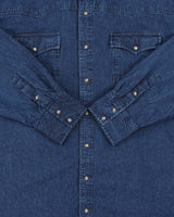 Vintage Y2K 00s Roper Heavyweight Snap Button Western Long Sleeve Denim Shirt - XXL