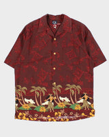 Vintage 2000s Quicksilver Hawaiian Shirt - M