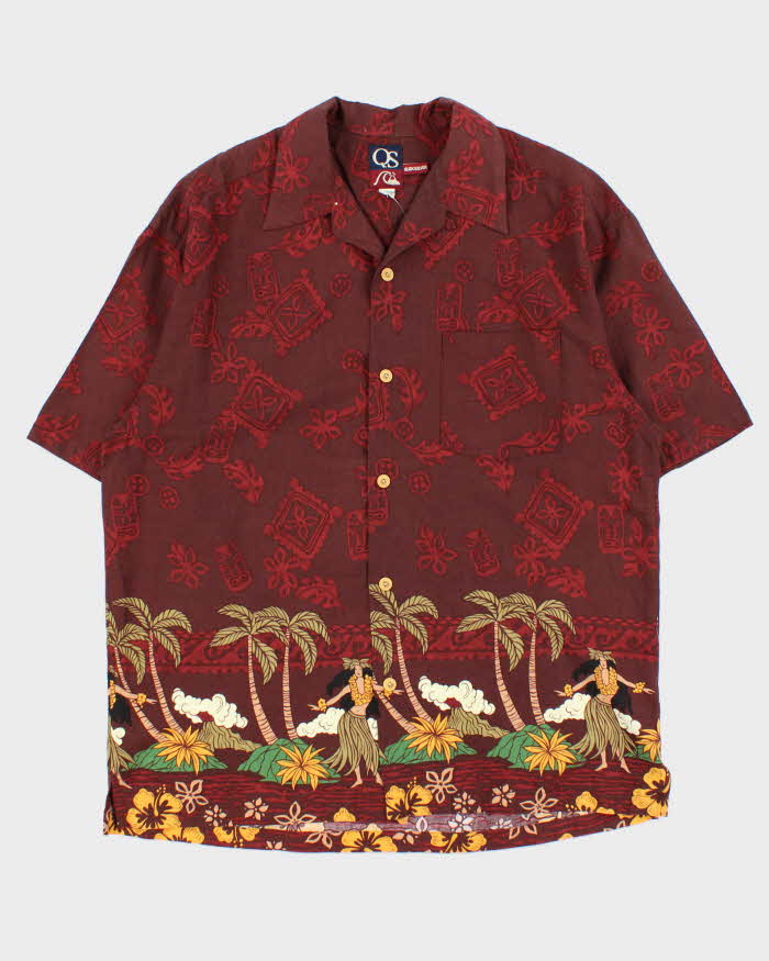 Vintage 2000s Quicksilver Hawaiian Shirt - M