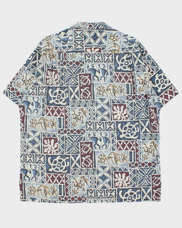 Vintage 1980s Jade Fashion Hawaiian Shirt - XL