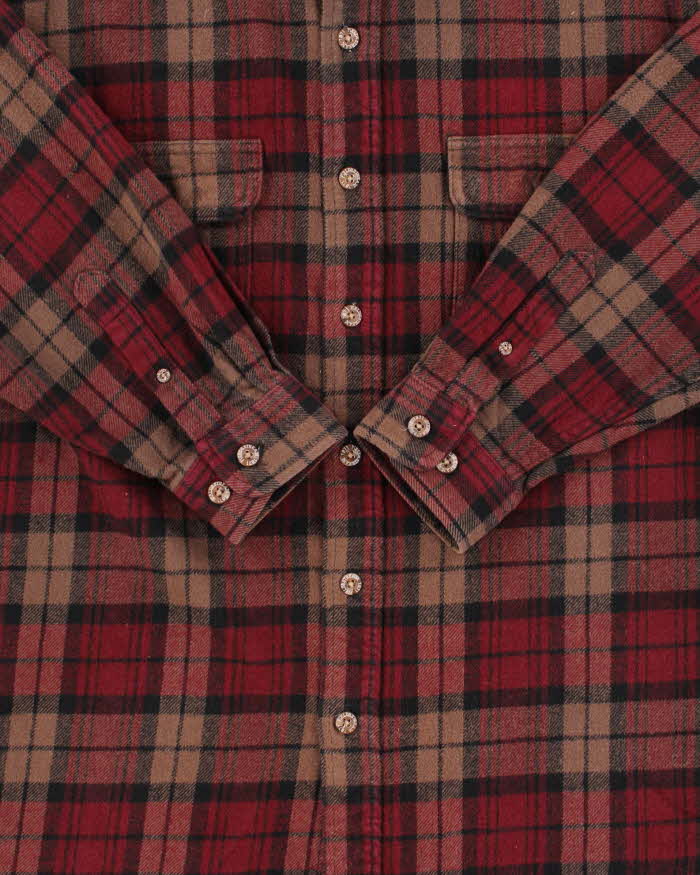 Vintage Field &amp; Stream Heavyweight Flannel Shirt - M